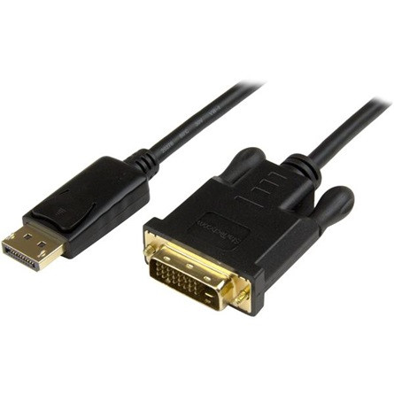 StarTech Displayport -> DVI-D M/M video jelkábel 0.9m fekete