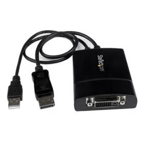   StarTech Displayport -> DVI-D M/F adapter Dual Link fekete