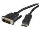 StarTech Displayport -> DVI-D M/M aktív video kábel 0.9m fekete