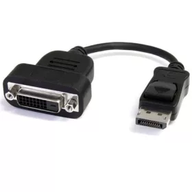   StarTech Displayport -> DVI-D M/F adapter 0.1m aktív fekete