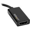 StarTech DisplayPort 1.4 -> HDMI 2.0 M/F adapter 0.1m fekete