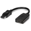 StarTech Displayport -> HDMI M/F adapter 0.1m fekete