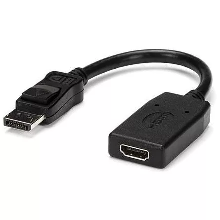 StarTech Displayport -> HDMI M/F adapter 0.1m fekete