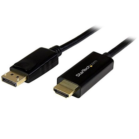 StarTech Displayport -> HDMI M/M video jelkábel 1m 4k fekete