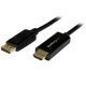StarTech Displayport -> HDMI M/M video jelkábel 1m 4k fekete