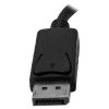 StarTech Displayport -> HDMI VGA M/F adapter 0.2m fekete