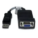 StarTech Displayport -> VGA M/F adapter 0.15m fekete
