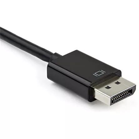StarTech DisplayPort 1.2 -> HDMI 2.0 VGA M/F adapter 0.15m fekete