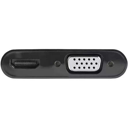 StarTech DisplayPort 1.2 -> HDMI 2.0 VGA M/F adapter 0.15m fekete