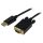 StarTech Displayport -> VGA M/M aktív video kábel 1.8m fekete