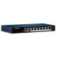 Hikvision Switch PoE - DS-3E0109P-E/M (8 port 100Mbps, 58W, 1 uplink port, L2)