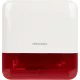 HikVision AX Pro Wireless External Sounder (868MHz) Wi-Fi riasztó sziréna fehér-narancssárga