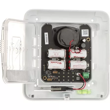 HikVision AX Pro Wireless External Sounder (868MHz) Wi-Fi riasztó sziréna fehér-narancssárga