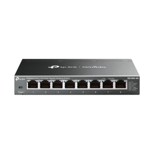 TP-LINK DS108G-M2 Omada 8-Port 2.5G Multi-Gigabit Unmanaged Desktop Switch