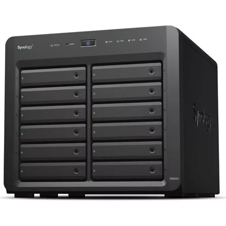 SYNOLOGY NAS 12 fiókos DS2422+ AMD Ryzen V1500B 2,2GHz, 4GB DDR4, 4x1GbE, 2xUSB3.2