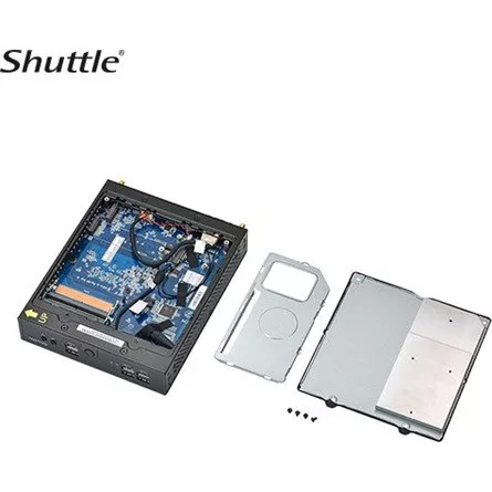 Shuttle DS50U7 UCFF Ultra Compact barebone desktop számítógép fanless