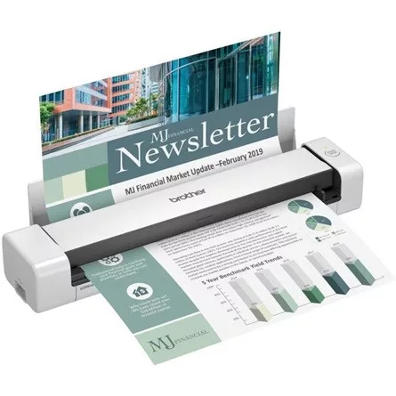 BROTHER Mobil szkenner DS740, CIS, duplex, USB, 15 lap/perc, A4, 600x600dpi