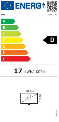 Dell SE2725H 27" LED Monitor HDMI, VGA (1920x1080)