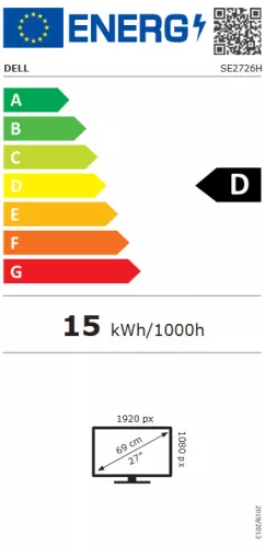 Dell 27 Monitor SE2726H 2xHDMI (1920x1080)