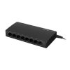 Lanberg Switch DSP2-1008-12V 8x 1Gb/s, menedzsment nélküli gigabit ethernet, asztali, 12V