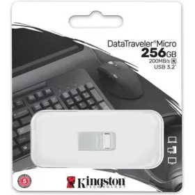  Kingston 256GB DataTraveler Micro USB 3.2 Gen 1 pendrive fém