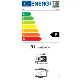  Dell U3225QE 32" 4K HDR monitor HDMI, 2x DP, USB-C, Thunderbolt (3840x2160)