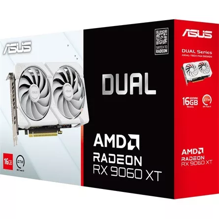 ASUS VGA ASUS AMD RX 9060 XT DUAL-RX9060XT-16G-WHITE