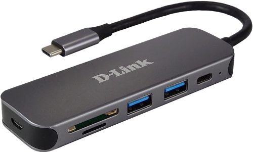 D-link 5-in-1 USB-C Hub with Card Reader