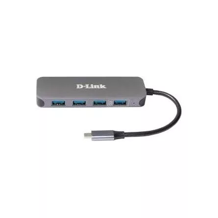 D-link USB-C to 4-Port USB 3.0 Hub with Power Delivery