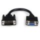 StarTech DVI-I -> VGA M/F adapter 0.2m fekete