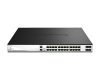 D-link 24 Ports 10G PoE(60W) + 4 Ports 25G SFP28 Managed Switches, 790W