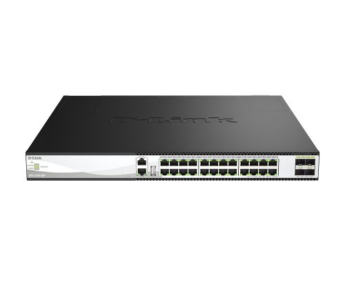 D-link 24 Ports 10G PoE(60W) + 4 Ports 25G SFP28 Managed Switches, 790W