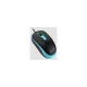 GENIUS Vezetékes egér optikai DX-123, USB, 1000dpi, Fekete/Kék