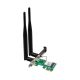 Tenda Hálózati adapter WiFi AC1200 - E12 (PCI-E; 300Mpbs 2.4GHz + 867Mbps 5GHz; 2x5dBi Antenna)