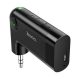 HOCO E53 bluetooth FM transmitter microUSB+3.5mm jack aljzat (v5.3, mikrofon) FEKETE