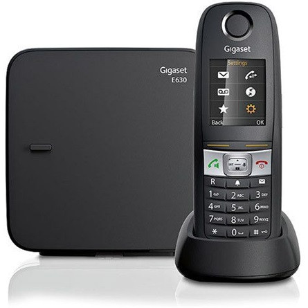 Gigaset ECO DECT E630 (IP65) vezeték nélküli asztali telefon fekete