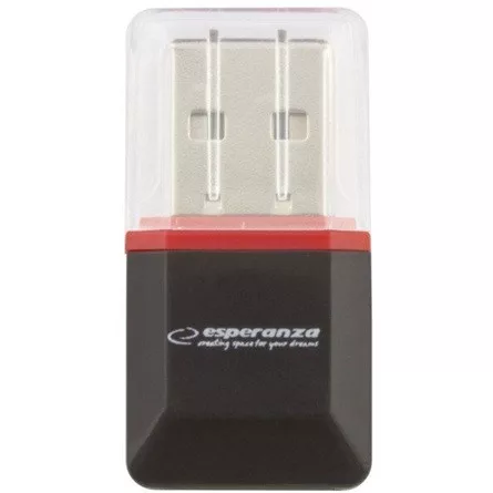 Esperanza FL Esperanza microSD kártyaolvasó USB2.0 - fekete