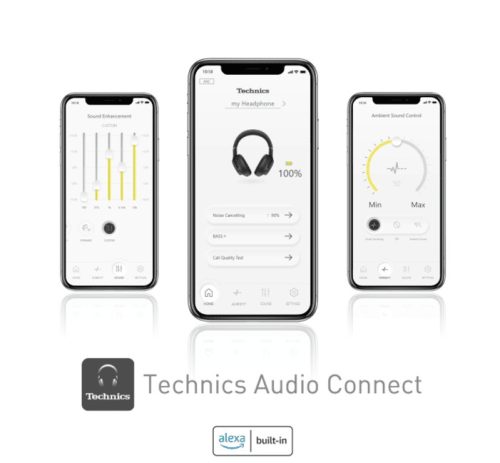 Panasonic Technics EAH-A800E-K vezeték néküli fejhallgató, fekete