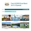 TP-Link Access Point WiFi AX3000 - Omada EAP650-Outdoor (574Mbps 2,4GHz + 2402Mbps 5GHz; 1Gbps; at PoE + 48V PoE)