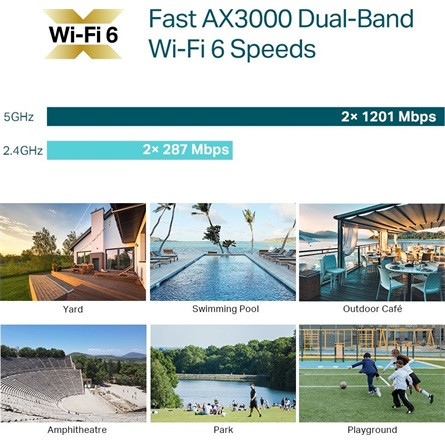 TP-LINK Wireless Access Point Dual Band AX3000 Kültéri/Beltéri, EAP650-OUTDOOR