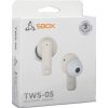 SBOX HDP SBOX EB-TWS05-BE bluetooth v5.4 in-ear fülhallgató mikrofonnal - BR+EDR+BLE - bézs