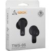 SBOX HDP SBOX EB-TWS05-B bluetooth v5.4 in-ear fülhallgató mikrofonnal - BR+EDR+BLE - fekete