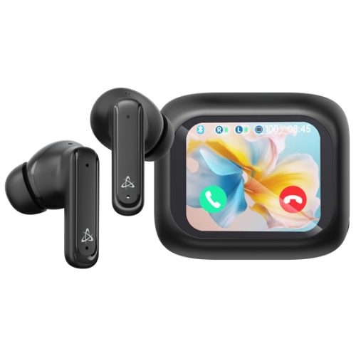 SBOX HDP SBOX EB-TWS08-B bluetooth v5.4 in-ear fülhallgató touch kijelzővel és mikrofonnal - BR+EDR+BLE - fekete