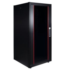   Equip Rackszekrény - EBF-22-6060-B-BAAA (19", 22U, 600x600mm, előre szerelt, fekete)