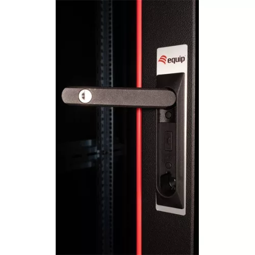 Equip Rackszekrény - EBF-26-6060-B-BAAA (19", 26U, 600x600mm, előre szerelt, fekete)