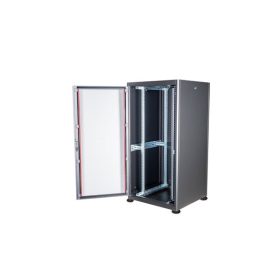   Equip Rackszekrény - EBF-32-8080-B-BAAA (19", 32U, 800x800mm, előre szerelt, fekete)