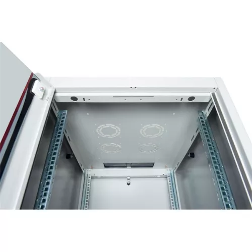 Equip Rackszekrény - EBF-42-6060-G-BAAA (19", 42U, 600x600mm, előre szerelt, szürke)