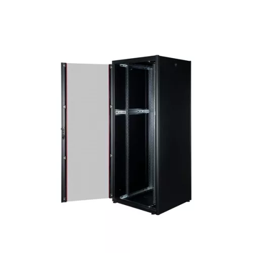 Equip Rackszekrény - EBF-42-8080-B-BAAA (19", 42U, 800x800mm, előre szerelt, fekete)