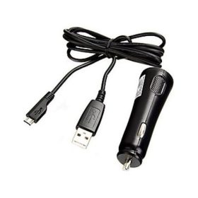   SAMSUNG autós töltő USB aljzat 3.5W + microUSB kábel FEKETE