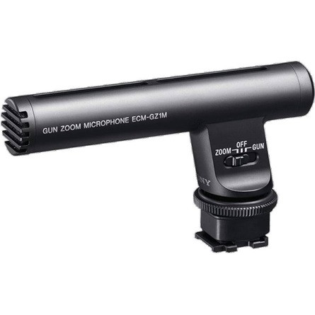 Sony ECM-GZ1M Gun Zoom Microphone for Multi Interface Shoe mikrofon fekete
